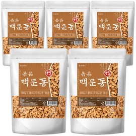 Domestic Roasted Macmundong 300g 5 pieces Macmundong Tea / 국산 볶은 맥문동 300g 5개 맥문동차