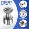 sourcing map Cam Follower Track Runner Bearings CF10/KRV22 X Needle