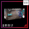 Nitrile Gloves, Colourful, Mix of Colours, 96 Pieces/Box, Size XS,