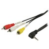 Valueline 2.00 m 3.5 mm Jack Male to 3x RCA