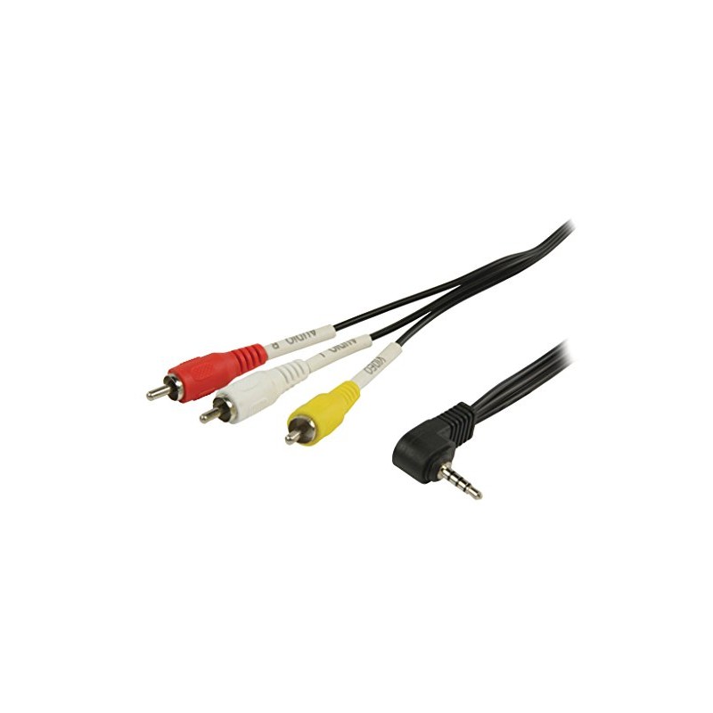 Valueline 2.00 m 3.5 mm Jack Male to 3x RCA