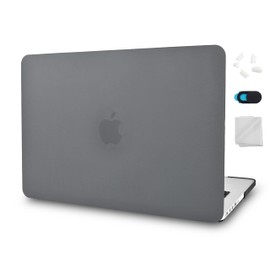 KECC Compatible with MacBook Pro 16 inch 2025 2024-2021 M4/M3/M2/M1 Pro/Max A3403 A3186 A2991 A2780 A2485 with Touch ID Italian Leather Hard Shell (Grey Leather)