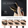 Mysense Black Gel Eye Liner Sticks Smooth Matte Black Eye-liner