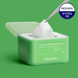 Mediheal NEW Pull-Out Derma365 Mask Tea Tree Soothing Moisturizing 30 Sheets / 메디힐 NEW 뽑아쓰는 더마365 마스크 티트리 진정 수분 30매