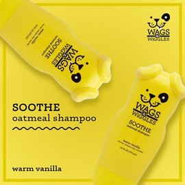Wags&wiggles Shampoo Avena para Aliviar picazón y humectar el Pelaje W&W