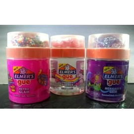 Elmer's Gue Premade Slime Mermaid’s Gem Scented Unicorn Butter Retro Glam 3 8 oz