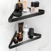 VOLPONE Bathroom Shelves Wall Mounted Glass Corner Shower Shelf for