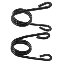 SG Store 2 x Motorcycle Seat Springs, Motorcycle Solo Seat Springs, Motorcycle Seat Saddle Springs, Fixed Steel Springs, Motorcycle Replacement Accessories, Black