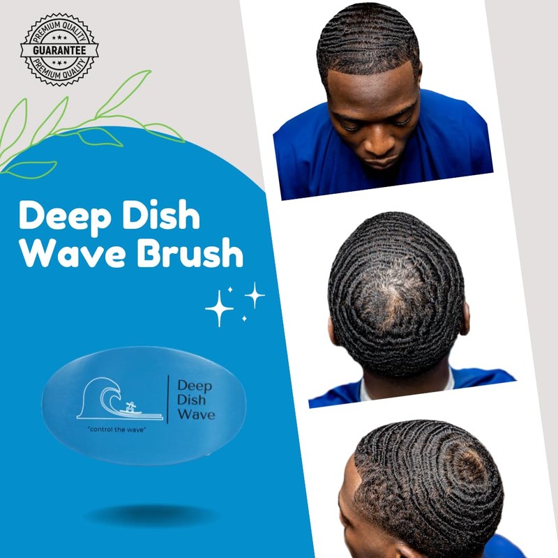 Deep Dish Wave Brush 360 Waves Brush Curved Design