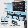 HEKOOLA Farmhouse Key and Mail Holder for Wall Decorative, Mail
