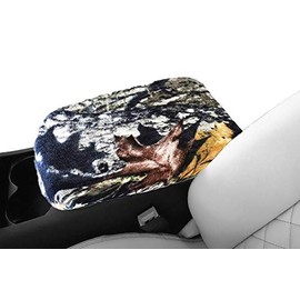 Car Console Covers Plus Made in USA Fleece Center Armrest Console Cover Designed for Ford Fusion 2013-2016 Mossy