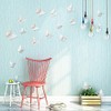 New 12pcs Silver 3D Butterfly Wall Stickers Art Decal Home