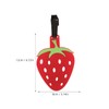 ABOOFAN Luggage Tag, Strawberry Handbag Tag, Luggage Hanging Label Tag,