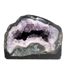 6.2" 5.8lb Cathedral Purple Amethyst Geode Natural Sparkling Druzy Mineral Extra Grade Quartz Crystal Cluster Gemstone Specimen - Brazil