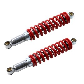 awtetpje 2 pack 12" Adjustable Shocks For Go Kart Cart Go-Cart Minibike Mini Bike (12mm ID)