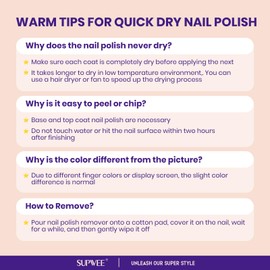 SUPWEE Glitter Holographic Nail Polish Quick Dry High Glossy Shiny Shimmer Nail Polish Oil-based Holo Fingernail and Toenail Air Dry Fast Beauty Art Manicure Gift For Women Girls 16ml, 0.54fl oz