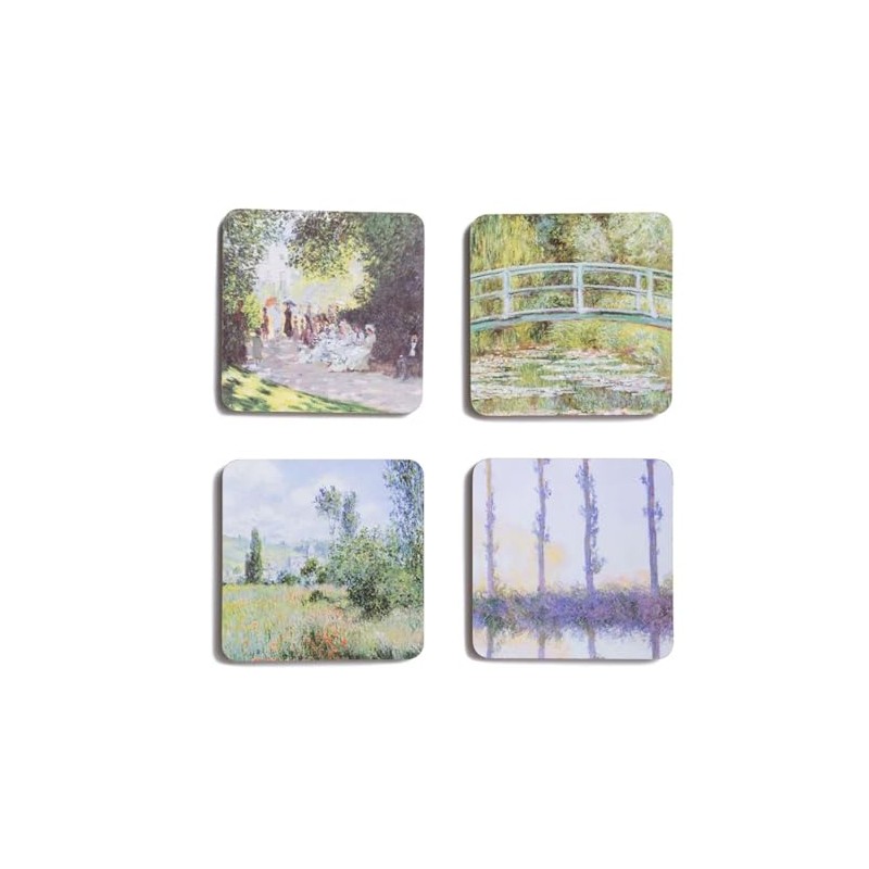Metropolitan Museum of Art, Set of 4, Claude Monet Coasters,