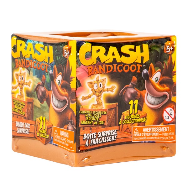 Crash Bandicoot Bandai Smash Box Surprise | 6cm Mystery Toy Blind Box Merchandise Surprise Toys For Girls And Boys Characters Collectable Figures