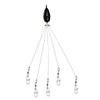 Ieron Ultimate Alabama Rig, 5-Arms Umbrella Rigs for Striped Bass