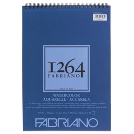 Fabriano 1264 Watercolor Pad, 11 x 15, Bright White