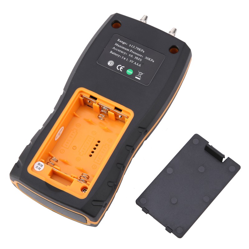 SW‑512B High Accuracy Digital Differential Pressure Gauge Air Pressure Meter