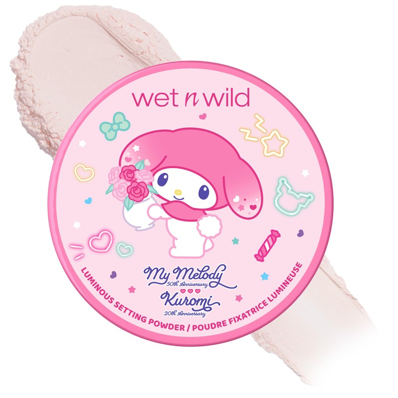 wet n wild My Melody and Kuromi Luminous Loose Setting