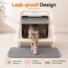 Devopet Stainless Steel Litter Box with Lid, Enclosed Cat Litter
