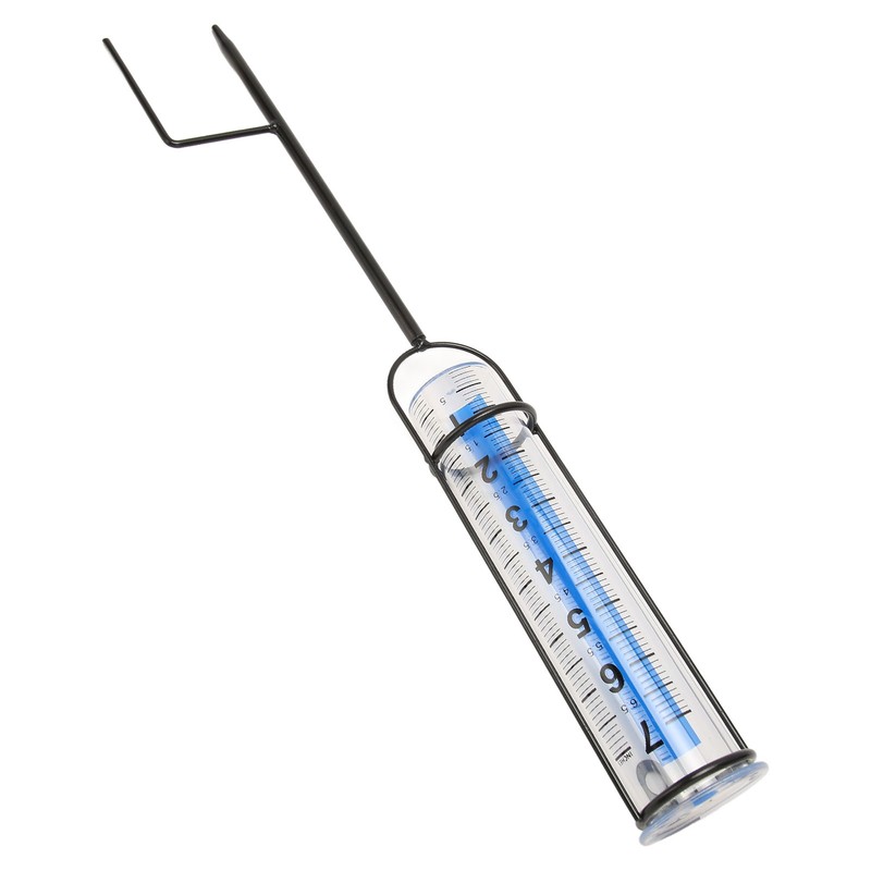 Rain Gauge 7 Inch Capacity Detachable Rain Measuring Gauge with