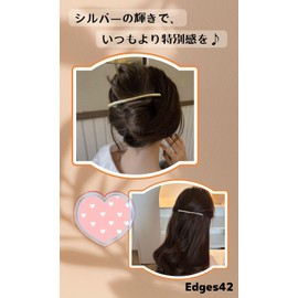 Edges42 Hair Clip Hair Accessory Hair Clip Barrette Large Metal