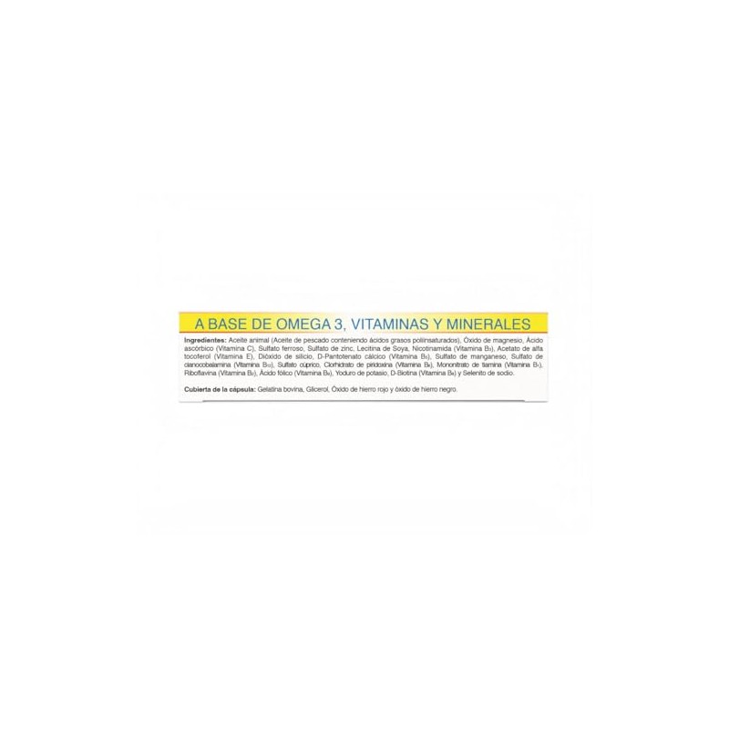 Transvital Suplemento Alimenticio a Base de Omega 3, Vitaminas y
