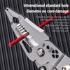 Tuvilo Electrical Pliers, Foldable Alloy Steel Multitool with Insulated-Grip,Wire Stripper,Electrical