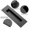 Malimali 6 Inch Recessed Finger Flush Pulls for Pocket Door