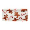Mud Pie Glass Gingerbread PLATTERS & Trays, 7 1/4" x