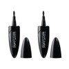 Maybelline New York Master Precise Curvy, Black, 2 Count