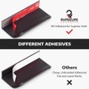 RVPEKUPE 10-Pack Adhesive Edge Finger Pulls for Cabinets No Drill