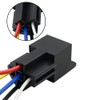 JUTOSU 5 Pole Relay, In-Car Relay, SPDT Relay Socket with