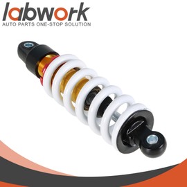 labwork 10.5" 270mm Rear Shock Replacement for 110cc 125cc 800lbs Dirt Pit Bike Replacement for Central Rear Single off-road Motorcycle White