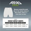 Rekd Unisex Energy Impact Short, Black (Black)