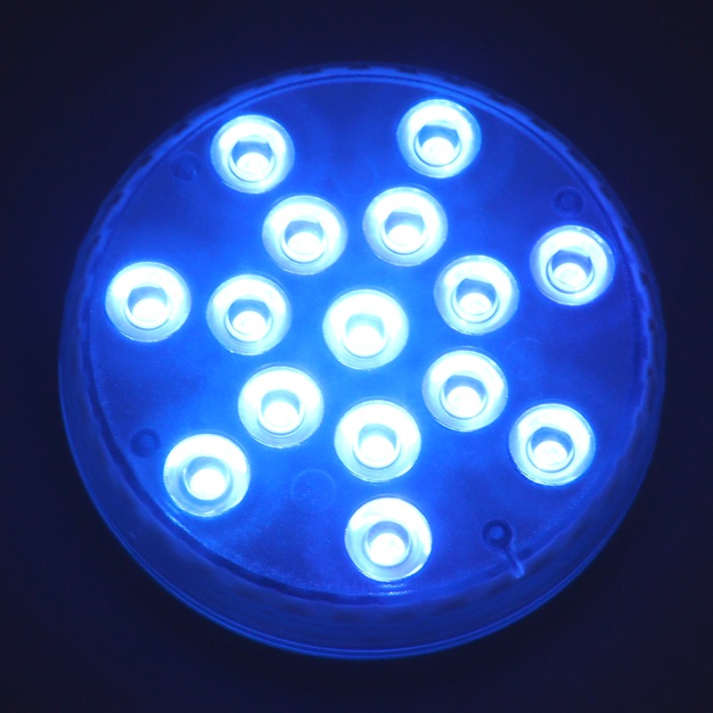 2PCS Submersible Pool Light with Remote Control Magnetic Suction Cup