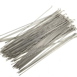 SENQI Bicycle Stainless Steel Spokes 170mm-297mm with Copper Cap 36pcs (280mm)