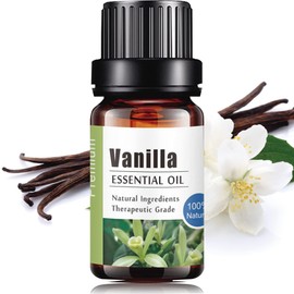 Aceites Esenciales de Naranja Aromaterapia - Natural 100% de Aceite Esencial Natural Conjunto de Difusores y Humidificadores con Caja de Regalo Exquisita (UVa Natural, 10 ML) (Vainillas)