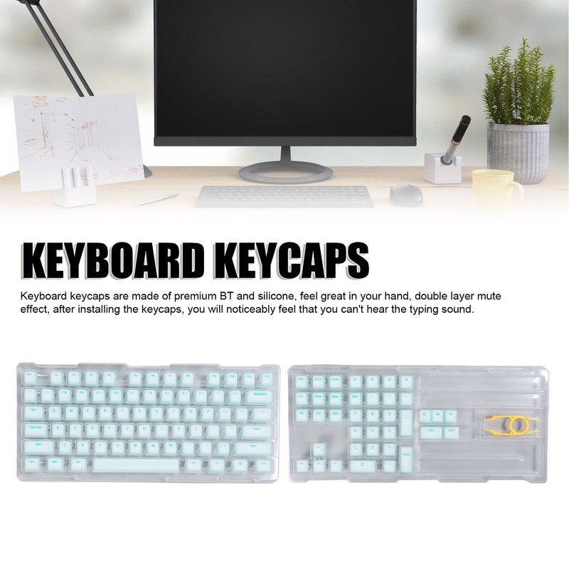 113 Keys PBT Keycaps Professional DIY Original Height Mute Mechanical