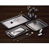 Wagensteiger SUS304 Stainless Steel Serving Platters, Rectangle Metal Dinner Plates