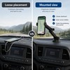 Long-Arm Car Phone Holder with Suction Cup – 16.9-Inch Adjustable