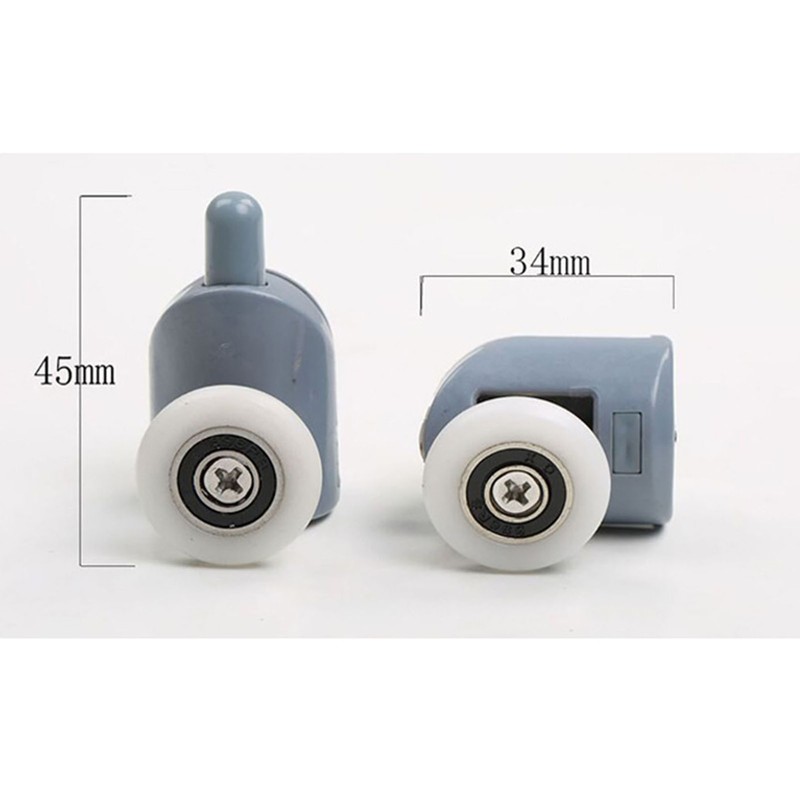 10pcs Shower Door Rollers Quiet Replacement Top Bottom Glass Door