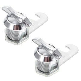 Operitacx 2 Stück Sicherheits-schubladenschloss Schlösser Schrankschloss Schubladen-sicherheitsschloss Schloss Für Schrank Waschbecken Armaturen Schränke Zinklegierung Silver