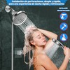 Jasinber Combo de cabezal de ducha de lluvia de alta