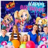 Joker Girl Birthday Party Supplies Backdrop 5x3 Scary Queen Boys