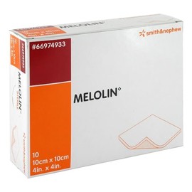 Melolin 10x10cm Wundauflagen Steril, 10 St