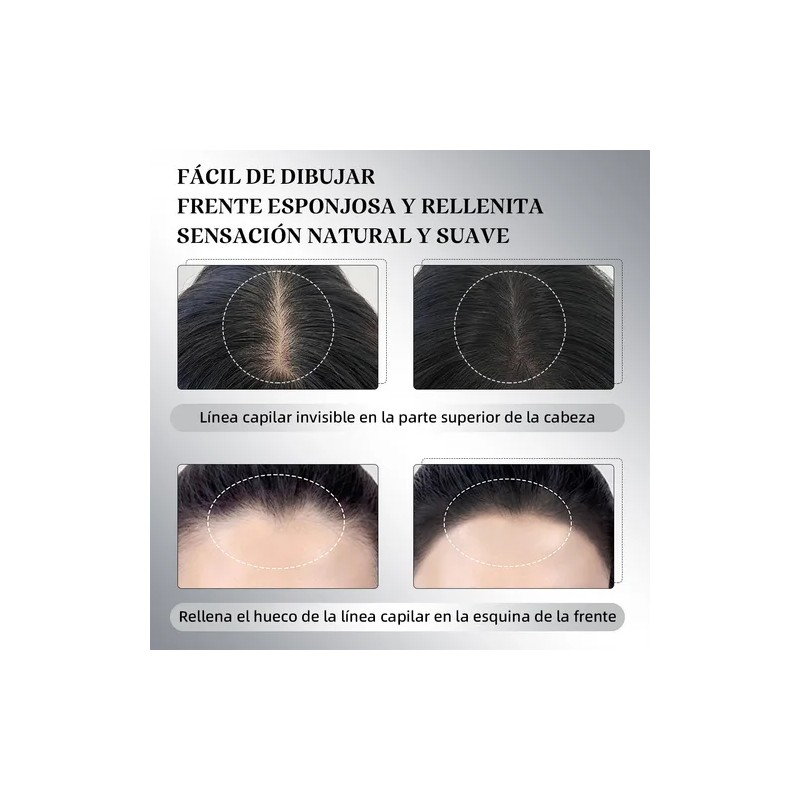 Polvo De Maquillaje De Fibra Capilar Cubre Raíz De Cabello